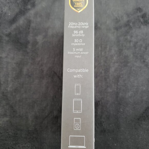 (NWT) DEIVVOX D0218 Wired Earbuds with Microphone in Ear Headphones - Picture 4 of 4